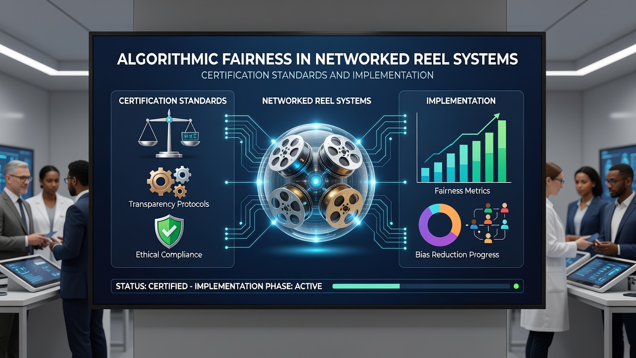 Certification testing workflow for networked reel fairness with statistical sampling stations