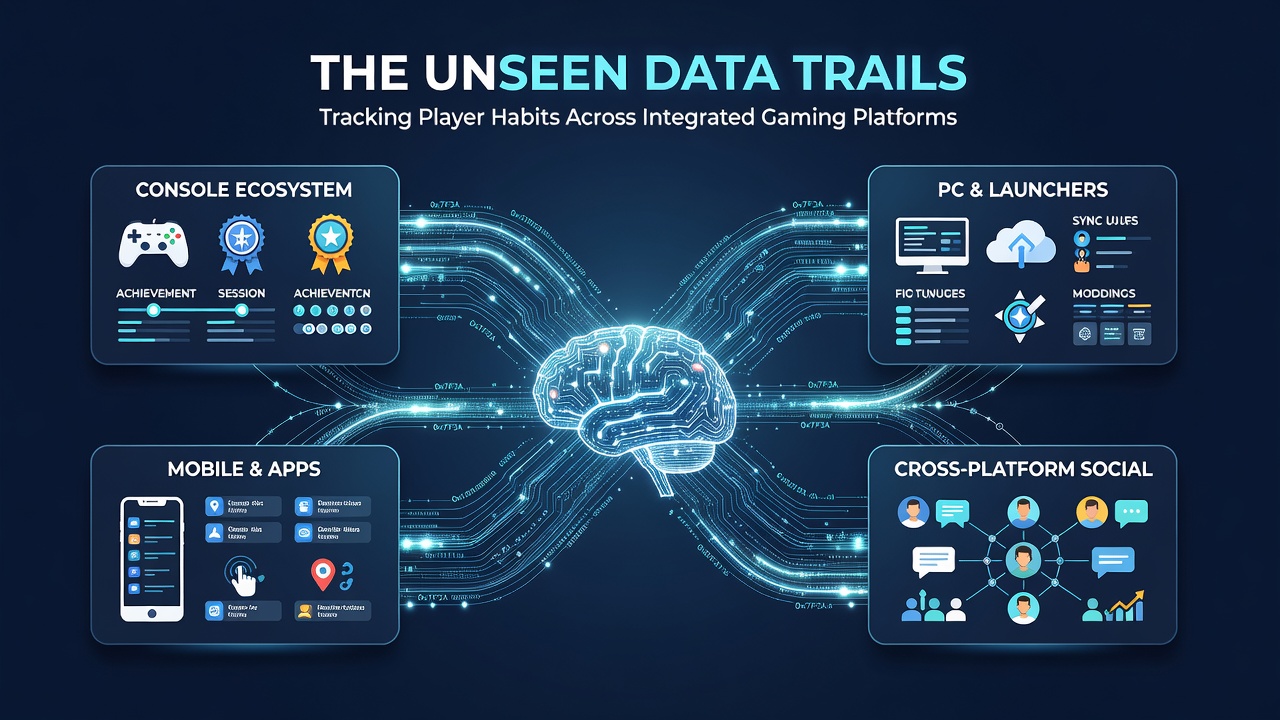 Heatmap illustrating player activity concentration across integrated gaming environments
