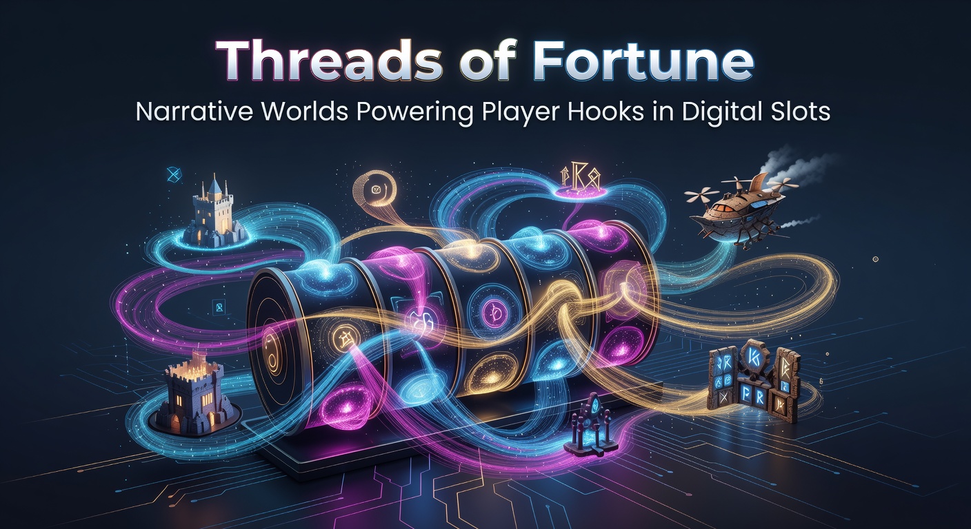 Dynamic digital slot interface displaying an epic fantasy narrative with characters, treasures, and unfolding story elements on a vibrant reel backdrop