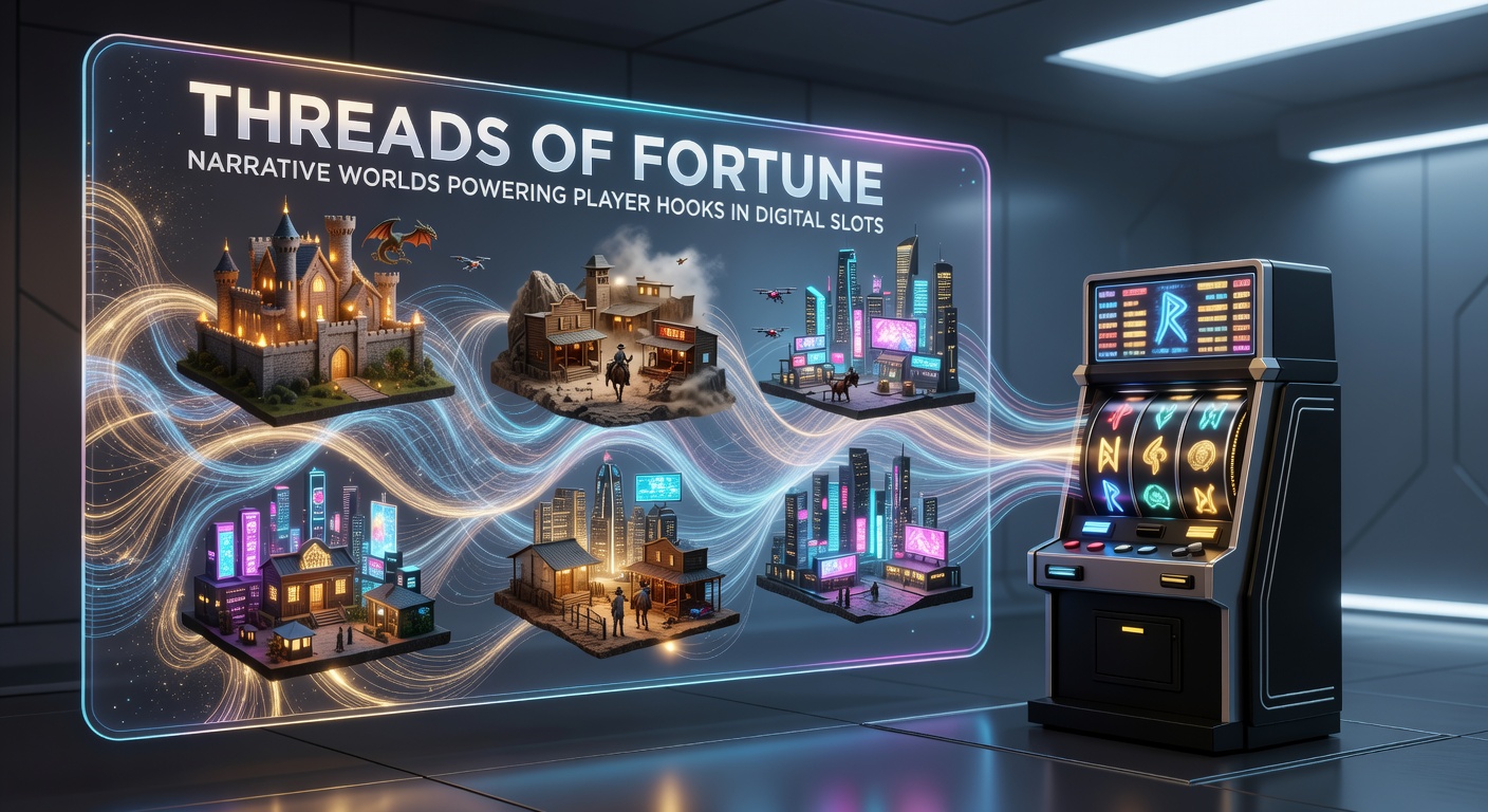 Close-up of a narrative-driven slot game featuring mythical creatures, enchanted reels, and story progression meters that build tension and excitement